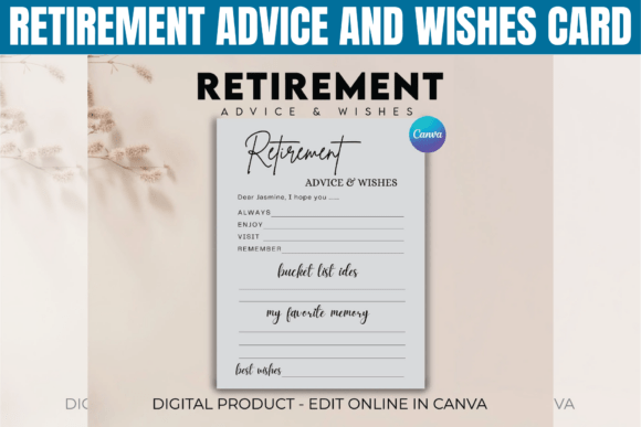 Download Retirement Advice and Wishes Card - Premium Bundle