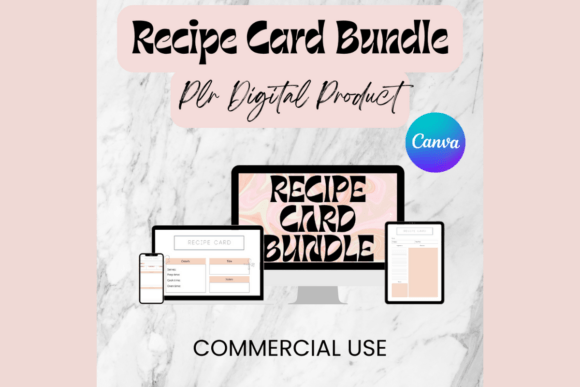 Download Editable Recipe Card Bundle - Premium Resources